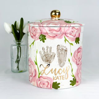 Elegant Flowers Petite Canister