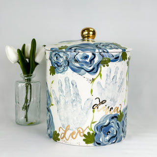 Elegant Flowers Petite Canister