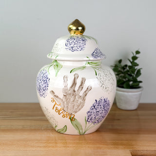 Sadie's Hydrangea Meghan Ginger Jar