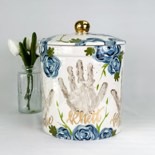 Elegant Flowers Petite Canister