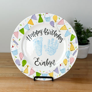 Party Birthday Cake Plate