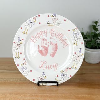 Silly Goose Birthday Cake Plate