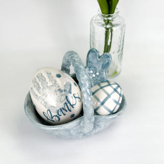 Gingham Easter Egg Set