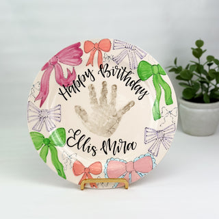 Elsie's Bows Birthday Cake Plate