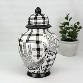 Gingham Tyler Ginger Jar