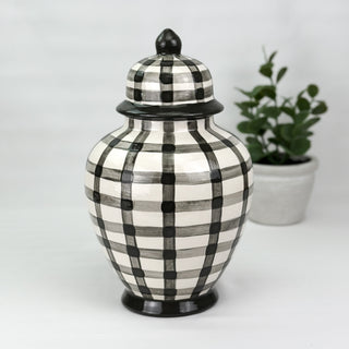 Gingham Tyler Ginger Jar