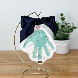 Christmas Tree Clay Ornament