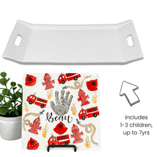 Firefighter Chic Petite Tray