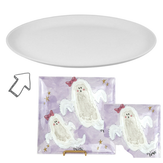 Ghosts Wide Platter