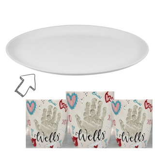 Cupid Chic Wide Platter