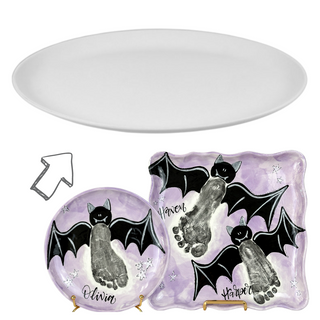 Bats Wide Platter