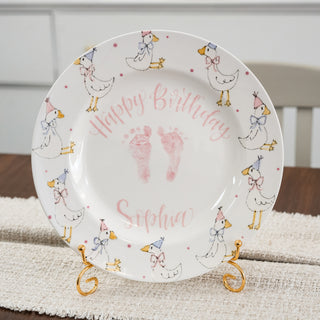 Silly Goose Birthday Cake Plate