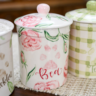 Peony Treat Jar