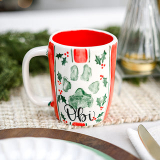 Christmas Stripes Mug