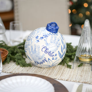 Floral Chinoiserie Jumbo Ornament