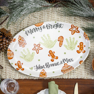 Gingerbread Wide Platter