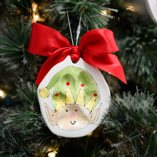 Elf Clay Ornament