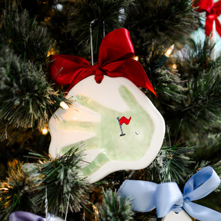 Golf Clay Ornament