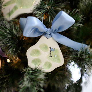 Golf Clay Ornament
