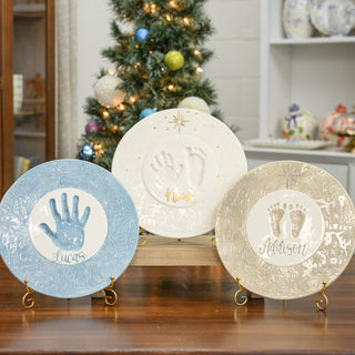 Nativity Embossed Clay Plaque