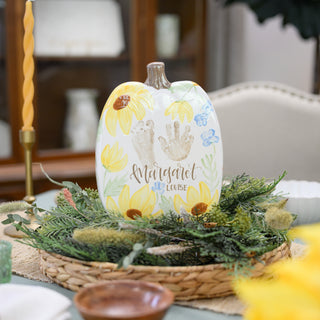 Nayeli's Sunflowers Flat Pumpkin