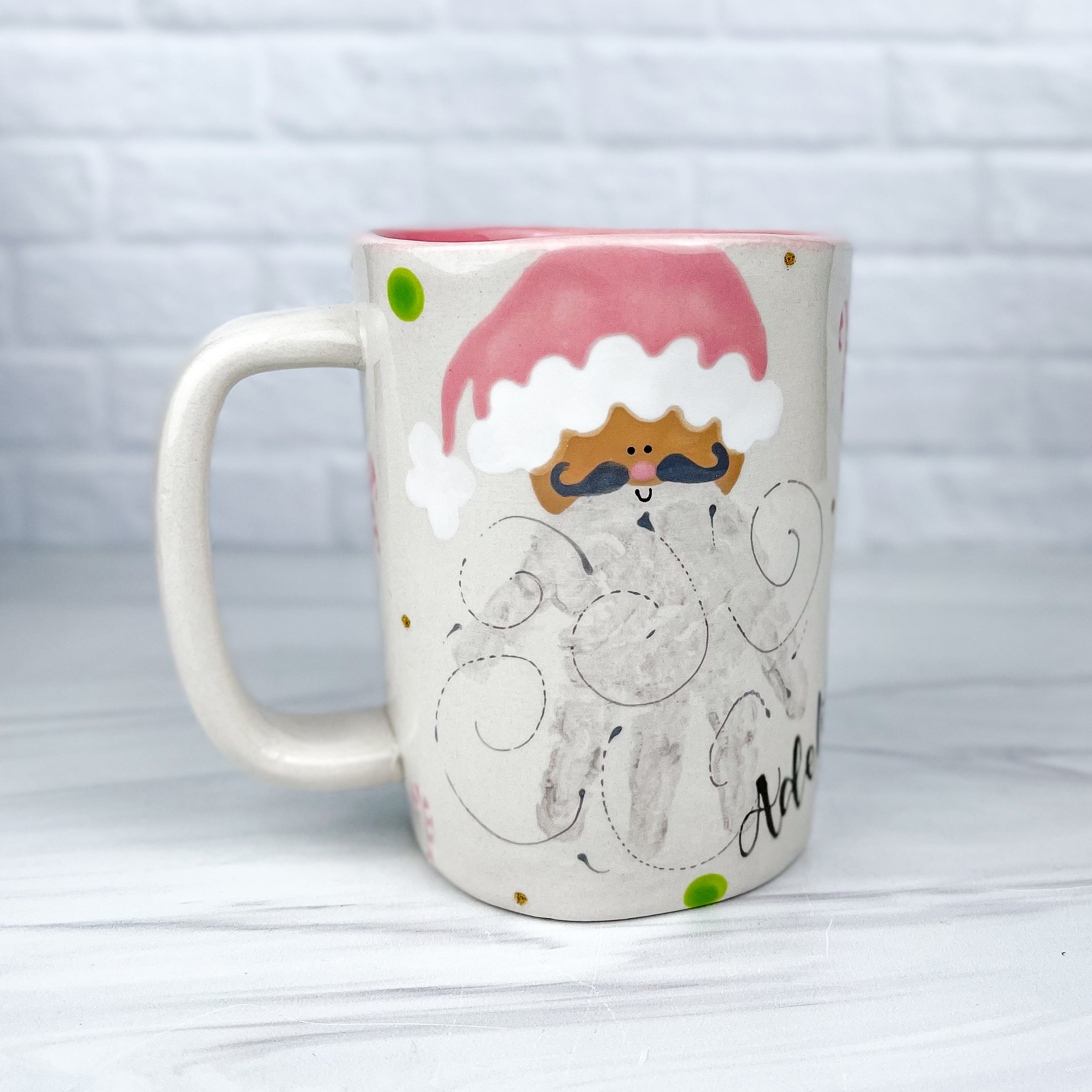 Santa and Reindeer Mug