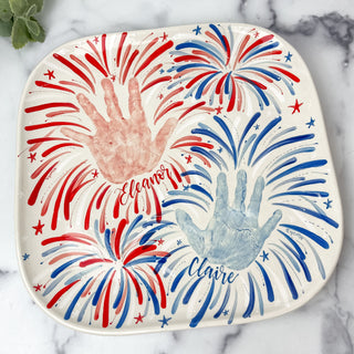 Patriotic Fireworks Platter